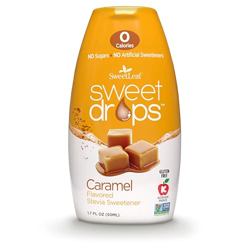 SweetLeaf Caramel Stevia Drops - Zero Calorie Sweetener