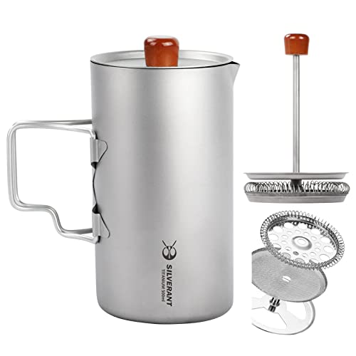 SILVERANT Titanium French Press Coffee Maker