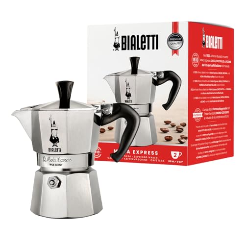 Bialetti Moka Express 90ml Espresso Maker Silver