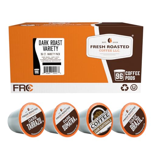 Fresh Roasted Coffee Dark Roast K-Cup Pods 96ct