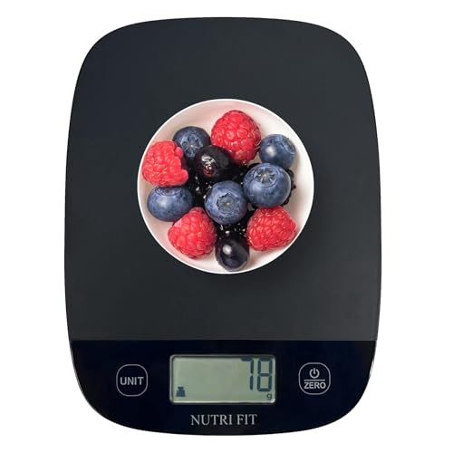 NUTRI FIT Digital Kitchen Scale - 11lb Capacity