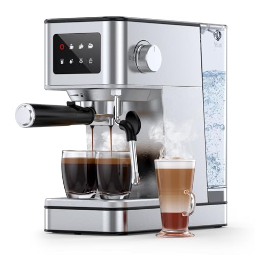 QJA 20-Bar Espresso Machine with Milk Frother & Touch
