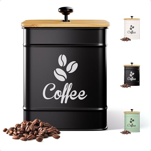 HB Design Co. 40oz Coffee Storage Canister - Black