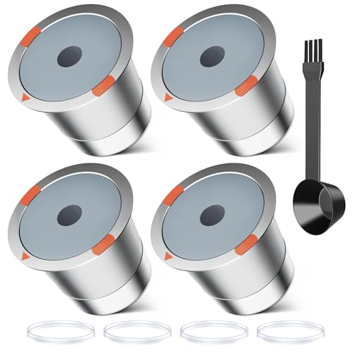 NOALTO Reusable K-Cup Filters for Keurig (4-Pack)