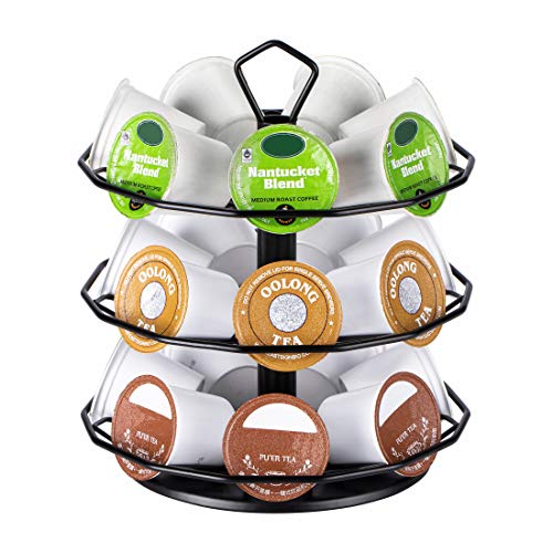 FlagShip 3-Tier K-Cup Carousel Holder - 21 Pod Storage