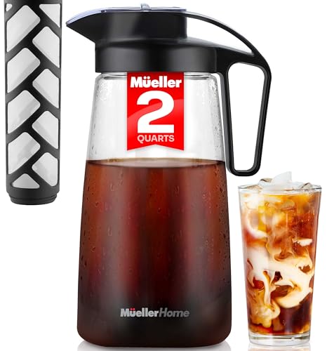 MUELLER HOME Cold Brew Coffee Maker 64oz Pitcher