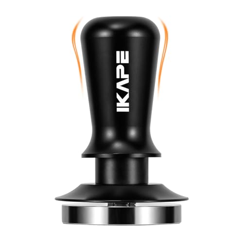 IKAPE 53mm Calibrated Spring-Loaded Espresso Tamper