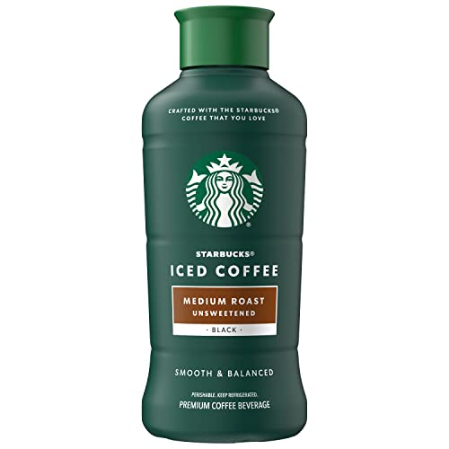 Starbucks Medium Roast Iced Coffee 48oz Black Unsweetened