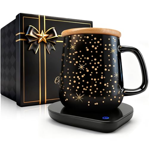 Tsmsv Coffee Mug Warmer with Temperature Control & Mug