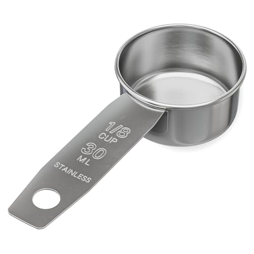 Knupp Co. 1/8 Cup Stainless Steel Measuring Scoop