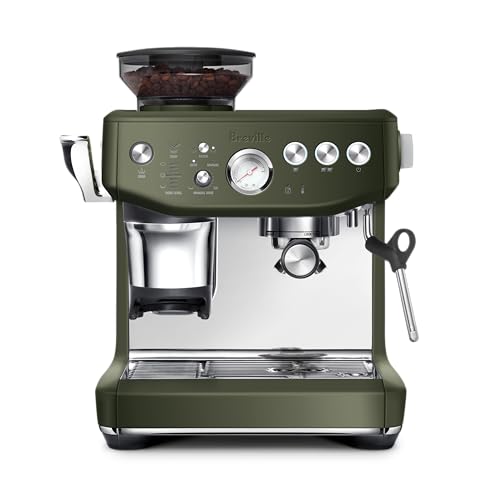 Breville Barista Express Impress Espresso Machine Olive