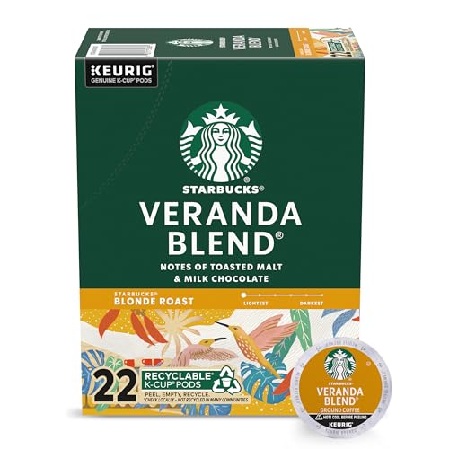 Starbucks Veranda Blend Light Roast K-Cup Pods 22ct