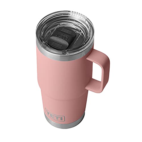 YETI Rambler 20 oz Travel Mug with Stronghold Lid - Sandstone Pink