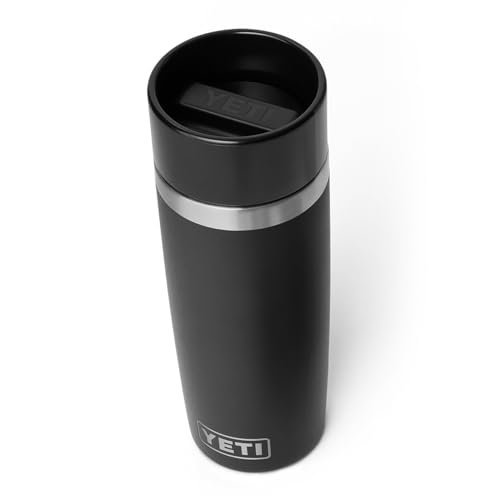 YETI Rambler 16oz Black Travel Bottle