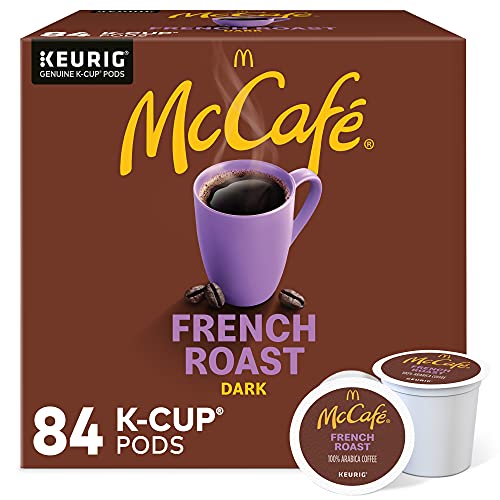 McCafe French Roast Dark Coffee K-Cup Pods, 84 Count
