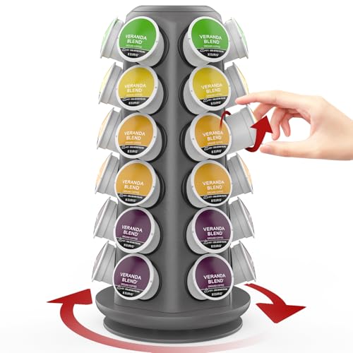 CSH 36 K-Cup Carousel Holder - Rotating Storage Organizer
