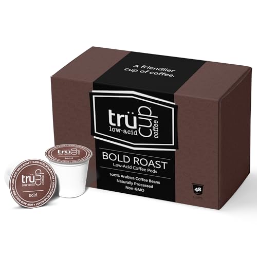 Trücup Low Acid Coffee Bold Roast - 48 Single Serve Pods