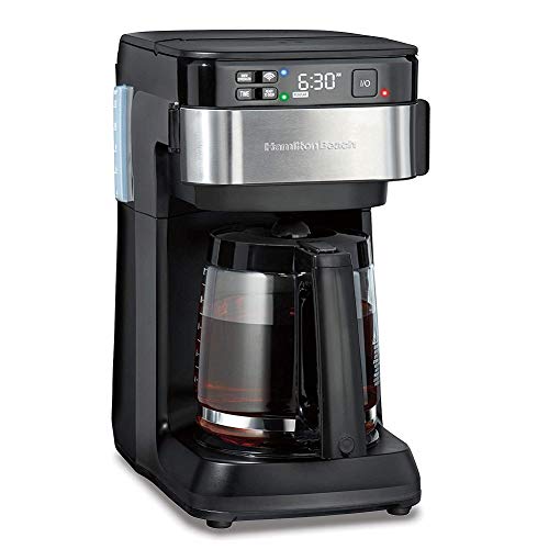 Hamilton Beach Smart Coffee Maker 12-Cup Alexa Compatible