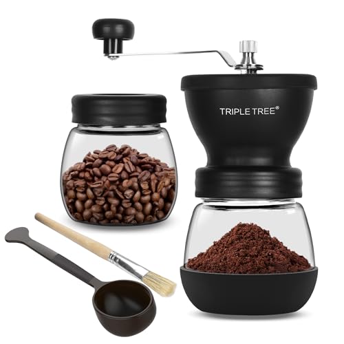 Zaboro Manual Coffee Grinder with Ceramic Burrs