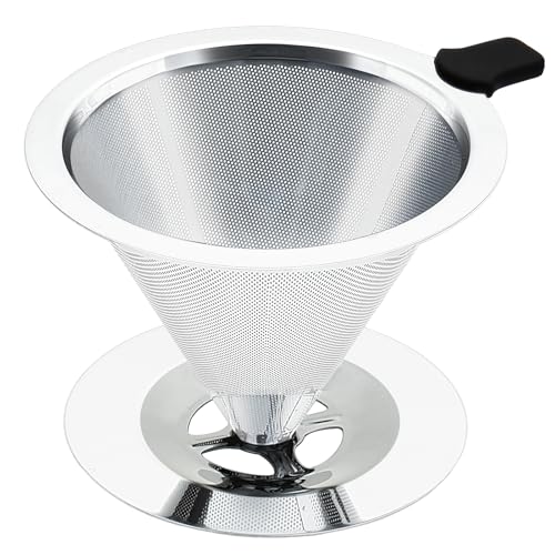MEET GREAT Pour Over Coffee Dripper with Steel Filter