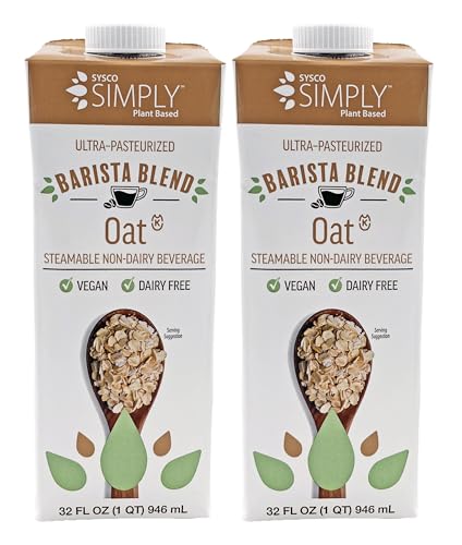 Sysco Simply Plant Based Barista Blend Oat Milk 32oz