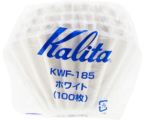 Kalita Wave 185 Coffee Filters - 100 Count White