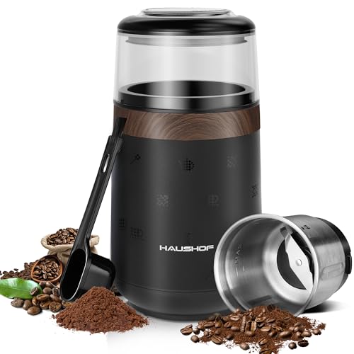 HAUSHOF Electric Coffee & Spice Grinder