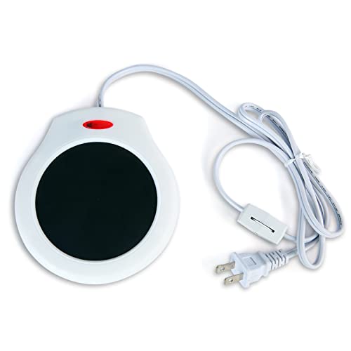Electric Mug Warmer - Keep Coffee & Tea Hot (White)