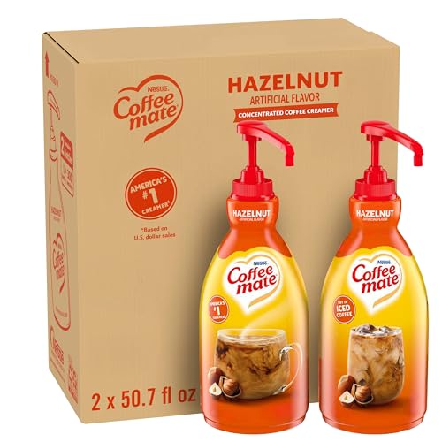 Coffee-mate Hazelnut Liquid Creamer Pump Bottles