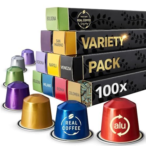 Nespresso Compatible Pods Variety Pack - 100 Capsules