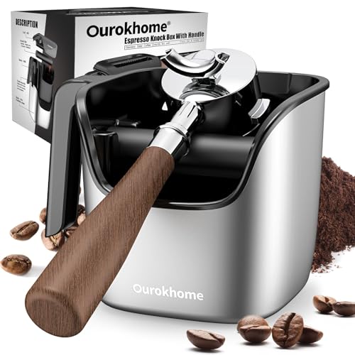 Ourokhome Espresso Knock Box - Stainless Steel