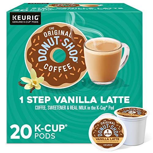 Original Donut Shop Vanilla Latte K-Cups 20 Count
