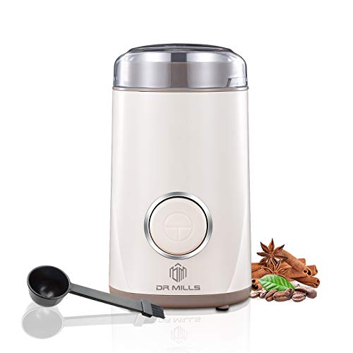 DR MILLS Electric Coffee & Spice Grinder - White