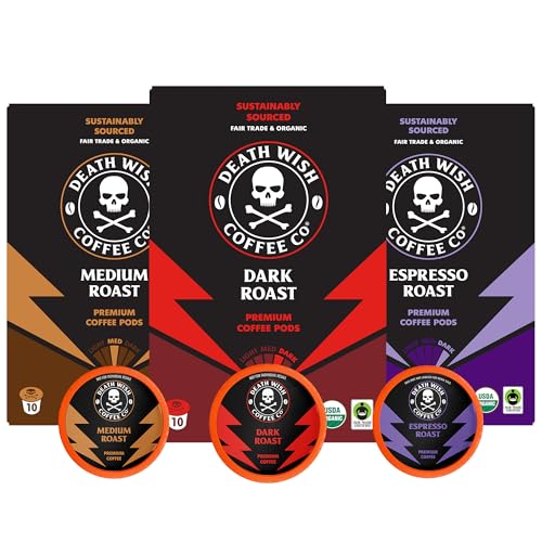 Death Wish Coffee Variety Pack - 30 Single Serve Pods