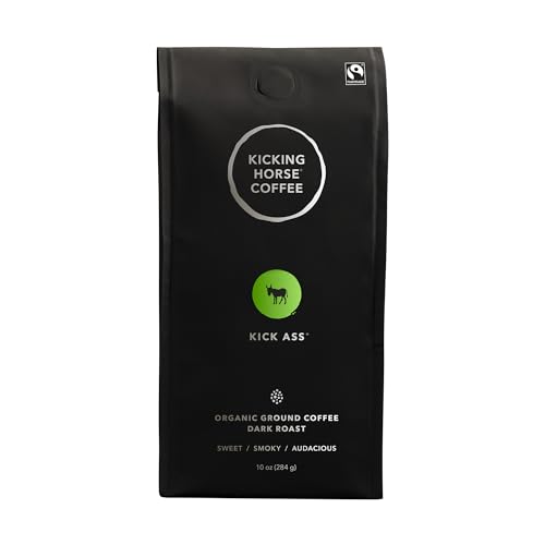 Kicking Horse Kick Ass Dark Roast Ground Coffee 10oz