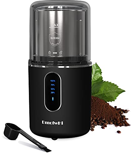 DmofwHi Cordless USB Rechargeable Coffee Grinder