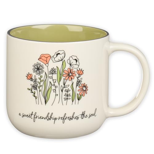 Christian Art Gifts Sage Green Scripture Coffee Mug 15oz