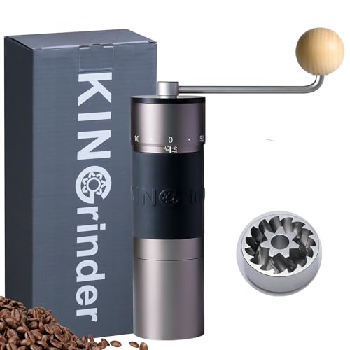 KINGrinder K6 Manual Coffee Grinder with Conical Burr