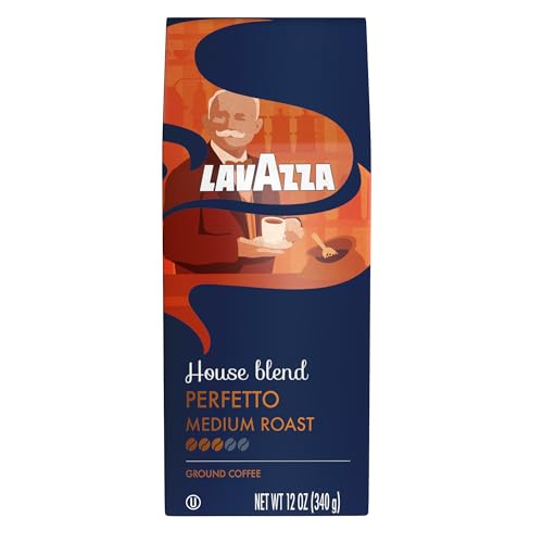 Lavazza House Blend Perfetto Ground Coffee 12oz Medium