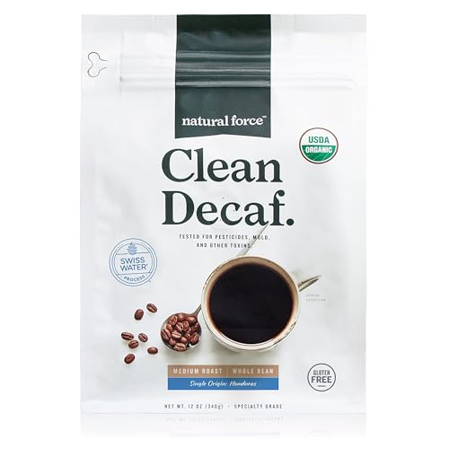 Natural Force Organic Clean Decaf Whole Bean Coffee