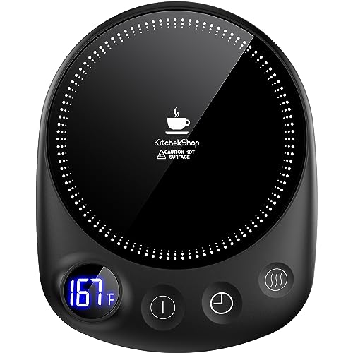KitchekShop Coffee Mug Warmer with Timer & 4 Temp Settings