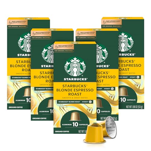 Starbucks Nespresso Blonde Roast Pods 50-count