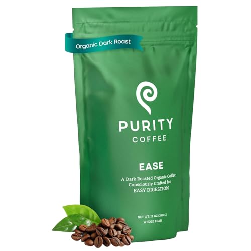 Purity Coffee EASE Dark Roast Low Acid Organic Whole Bean