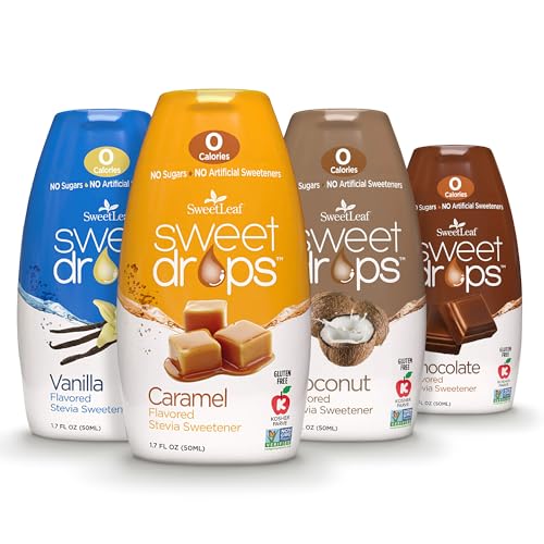 SweetLeaf Sweet Drops Stevia Liquid Sweetener Variety Pack