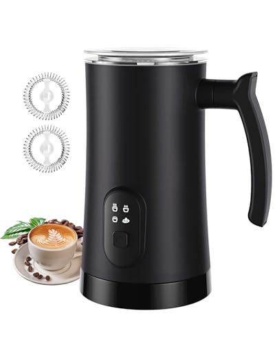 MUMAO 4-in-1 Electric Milk Frother & Steamer 11.8oz