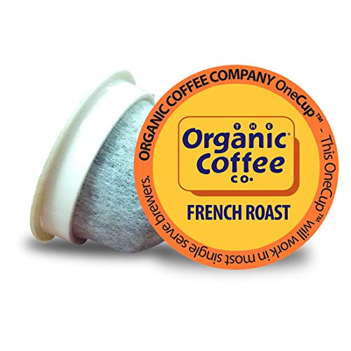 Organic French Roast Coffee Pods - Dark Roast K-Cup Compatible (36 Count)