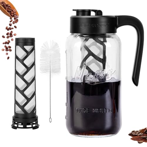 Spreccio Cold Brew Coffee Maker 64oz Glass Pitcher