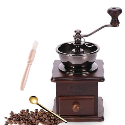 Eitonbu Manual Coffee Grinder - Vintage Wood Burr Mill