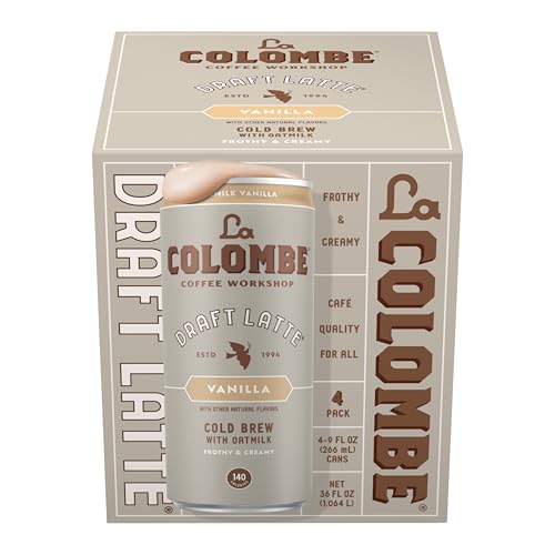 La Colombe Vanilla Draft Latte with Oatmilk 4-Pack