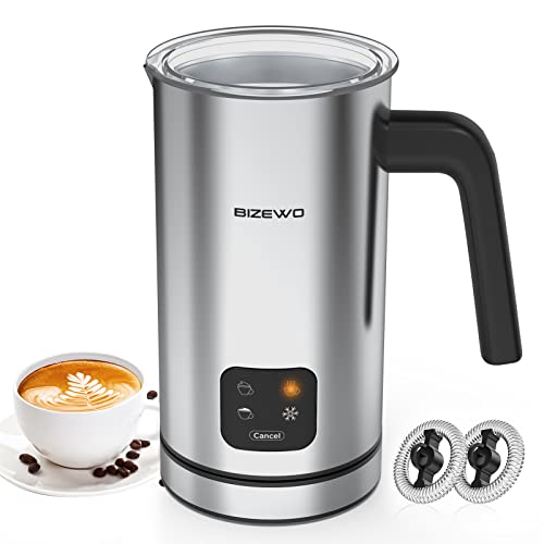 BIZEWO Electric Milk Frother with Touch Screen